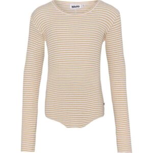 Molo - Rochelle Bluse - White Yellow Stripe - 122/128