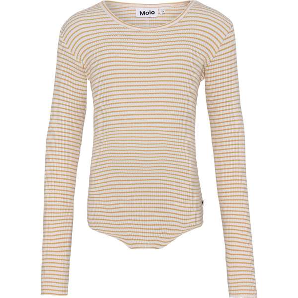 Molo - Rochelle Bluse - White Yellow Stripe - 122/128