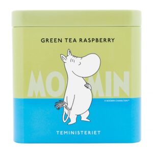 Moomin Raspberry grøn te, 100 g