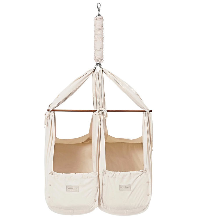 Moonboon Tvillinge-slyngevugge - 70x95 cm - Nature