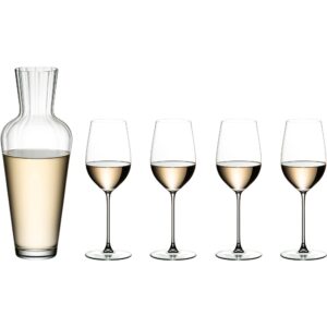 Mosel Vinkaraffel + Veritas Riesling/Zinfandel vinglas 4-pack