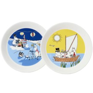 Mumin Bål & Sejlads tallerken Ø19 cm