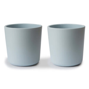 Mushie børnekop 2 stk - Powder Blue