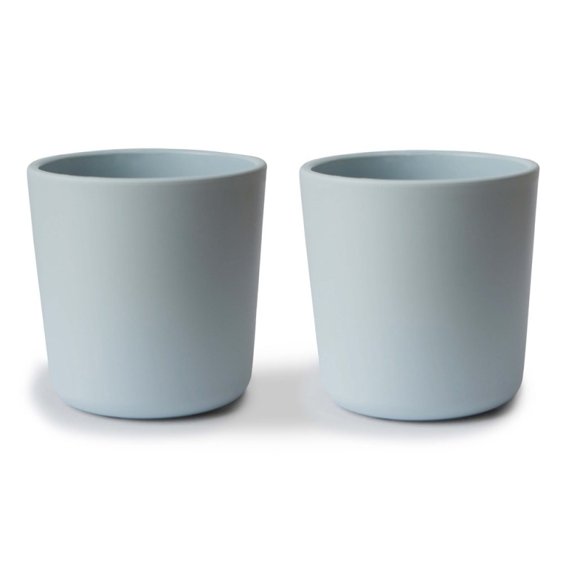 Mushie børnekop 2 stk - Powder Blue