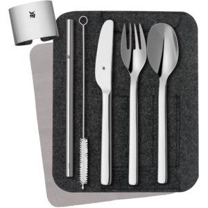 My2Go picnicsæt, 8 dele, poleret stål