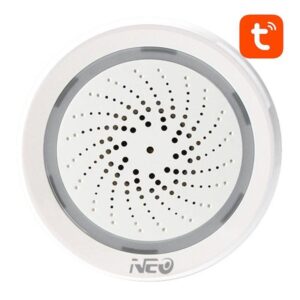 NEO NAS-AB02WT WiFi Alarm Siren with TUYA Temperature and Humidity Measurement