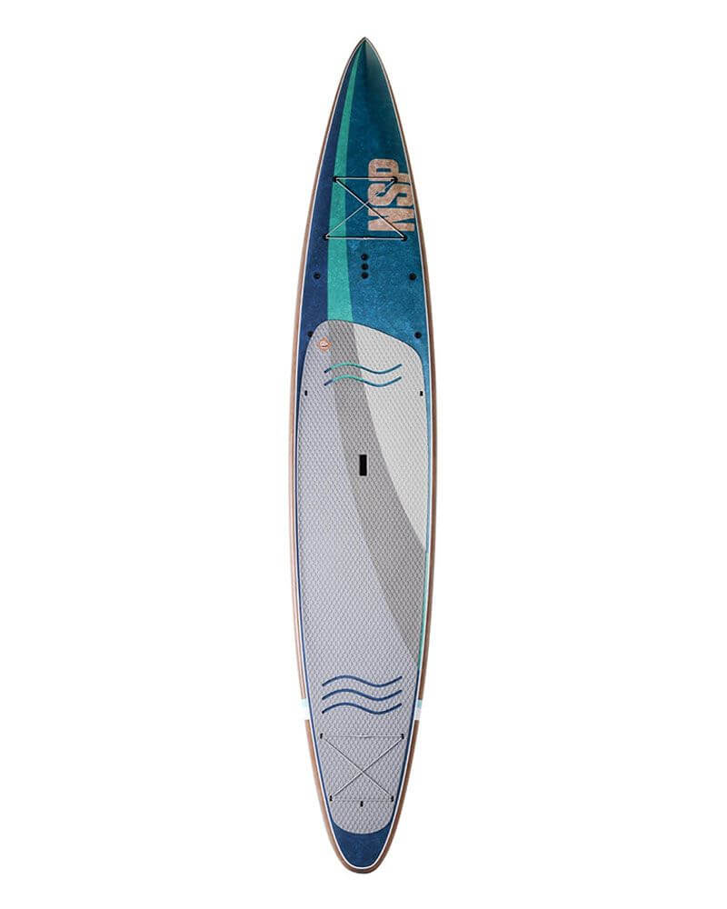 NSP Coco Performance Touring 12'6" x 32" Blue Wave SUP Board