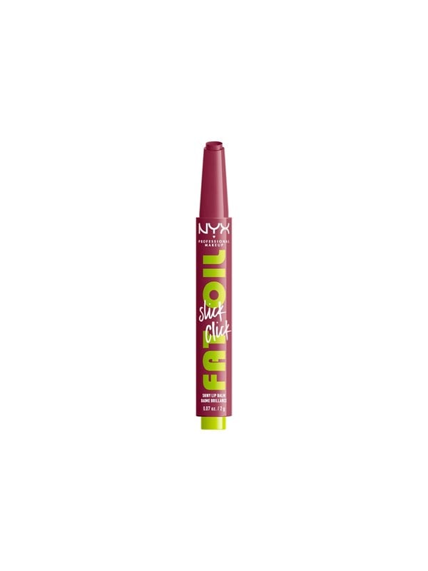 NYX Professional Makeup Fat Oil Slick Click - shiny lip balm - that's major (mid-tone mauve) (09) - high shine
