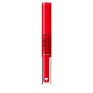 NYX Professional Makeup Shine Loud High Pigment Lip Shine Lipgloss - Rebel In Red