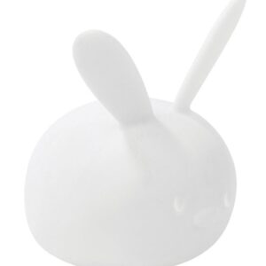 Nattou Natlampe - Silikone - LED - Kanin - 12x14x15 cm - Hvid