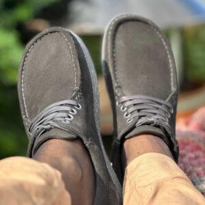 Nature Anna Sko Suede - Black 38