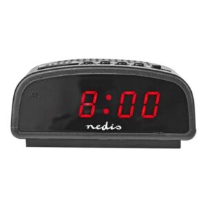 Nedis - alarm clock - electronic - desktop - black