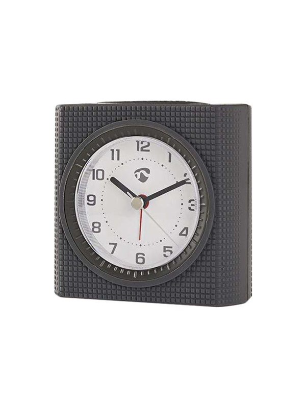 Nedis - alarm clock - quartz - desktop - grey white