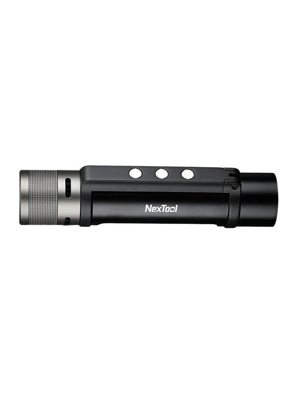 Nextool Mini Flashlight with Powerbank alarm workshop light NE20170 1000lm Powerbank - Sort - 2600 mAh