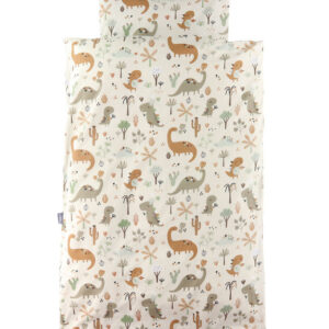 Nørgaard Madsens Sengetøj - Baby - Beige m. Dino