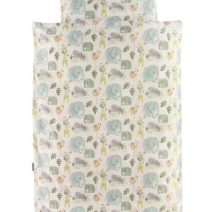 Nørgaard Madsens Sengetøj - Baby - Beige m. Dyr
