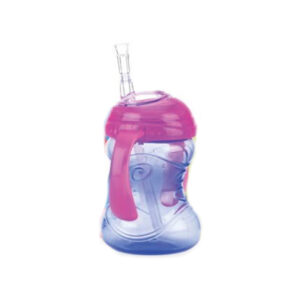 Nuby Flex Straw tudkop - Lilla/pink