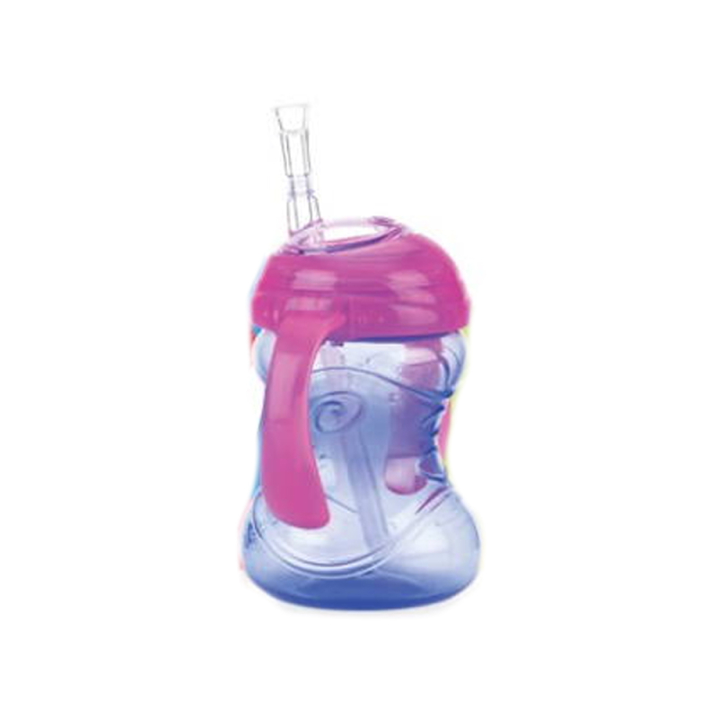 Nuby Flex Straw tudkop - Lilla/pink
