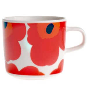 OIVA kaffekop 2 dl., unikko, rød