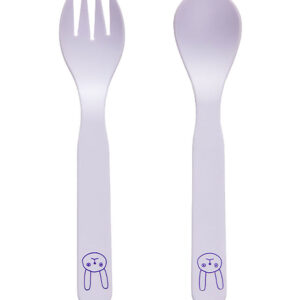 OYOY Børnebestik - Bioplast - 2 Dele - Pullo - Lavender