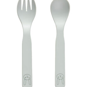 OYOY Børnebestik - Bioplast - 2 Dele - Pullo - Pale Mint