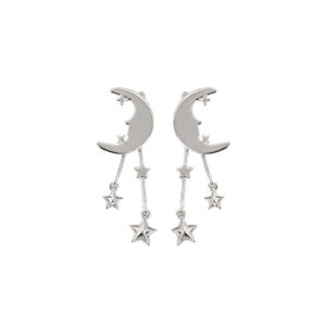 Øreringesæt - #ToTheMoonAndBack - Sterling Forsølvet