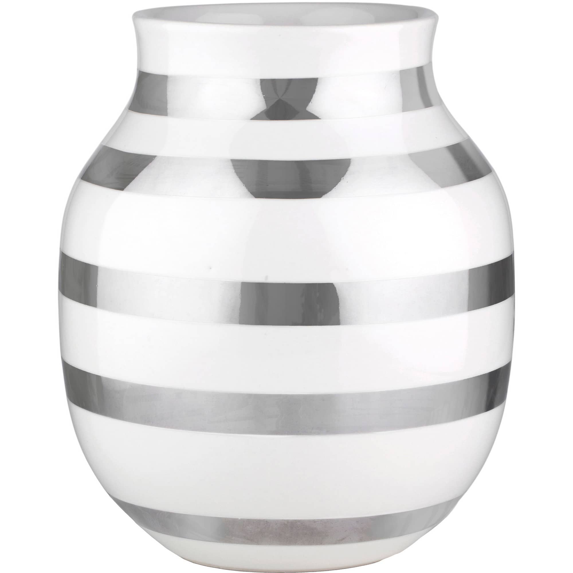 Omaggio vase sølv 20 cm.