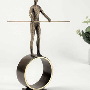 Omdrejningspunkt - skaber god energi - ægte bronze