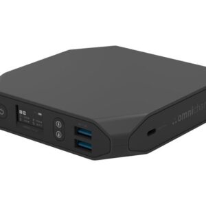 Omnicharge Omni 20 USB-C+ - trådløs opladningspude/power bank - 120 Watt - 20000 mAh