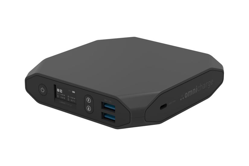 Omnicharge Omni 20 USB-C+ - trådløs opladningspude/power bank - 120 Watt - 20000 mAh