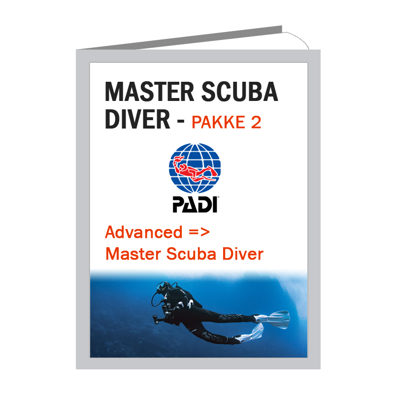 PADI Master Scuba Diver - Pakke 2