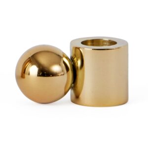 Paolla lysestage 2 cm, messing