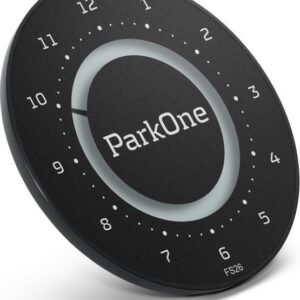 Parkone 2 Elektronisk P Skive / Park One Automatisk P Skive - Sort