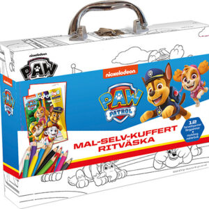 Paw Patrol - Mal-selv-kuffert - Bog