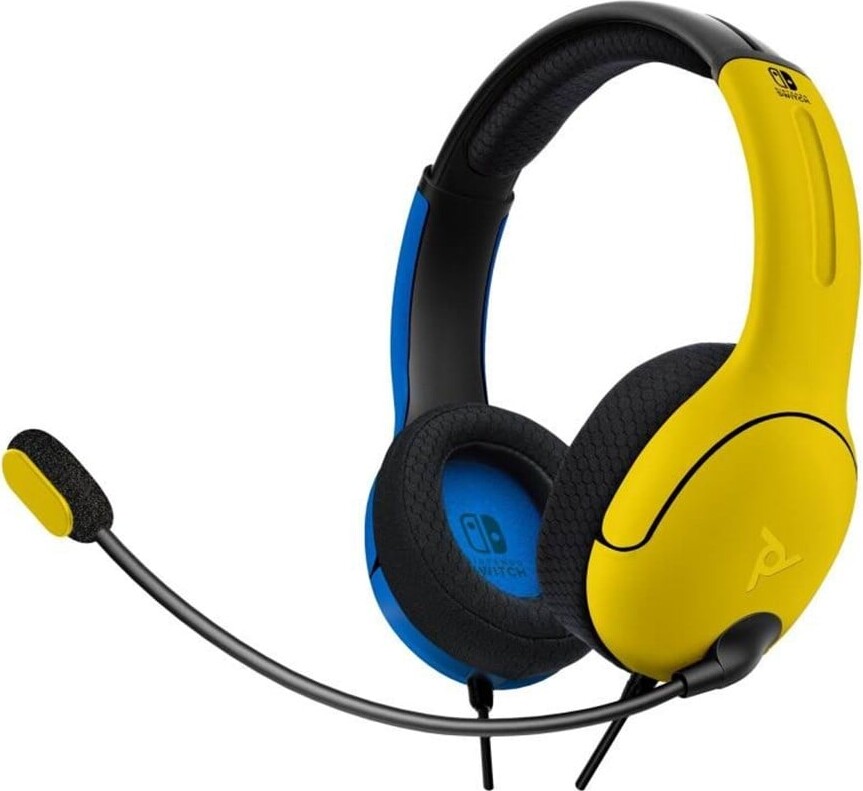 Pdp - Lvl40 Gaming Stereo Headset Til Nintendo Switch Lite - Gul Blå