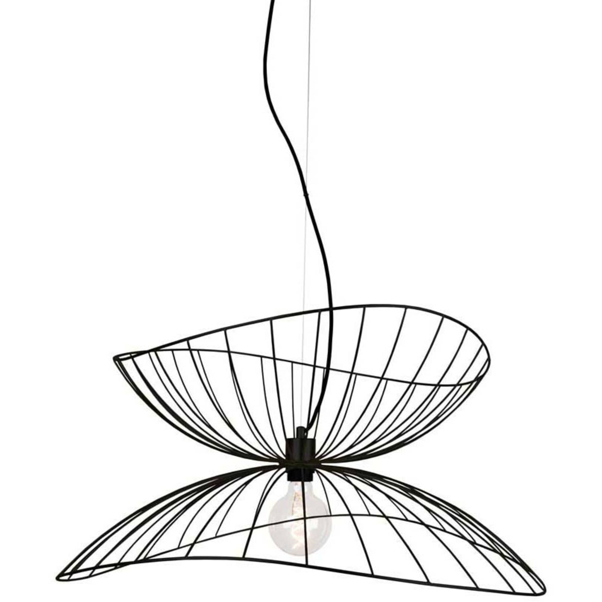 Pendant Ray 70 Lampe, Sort