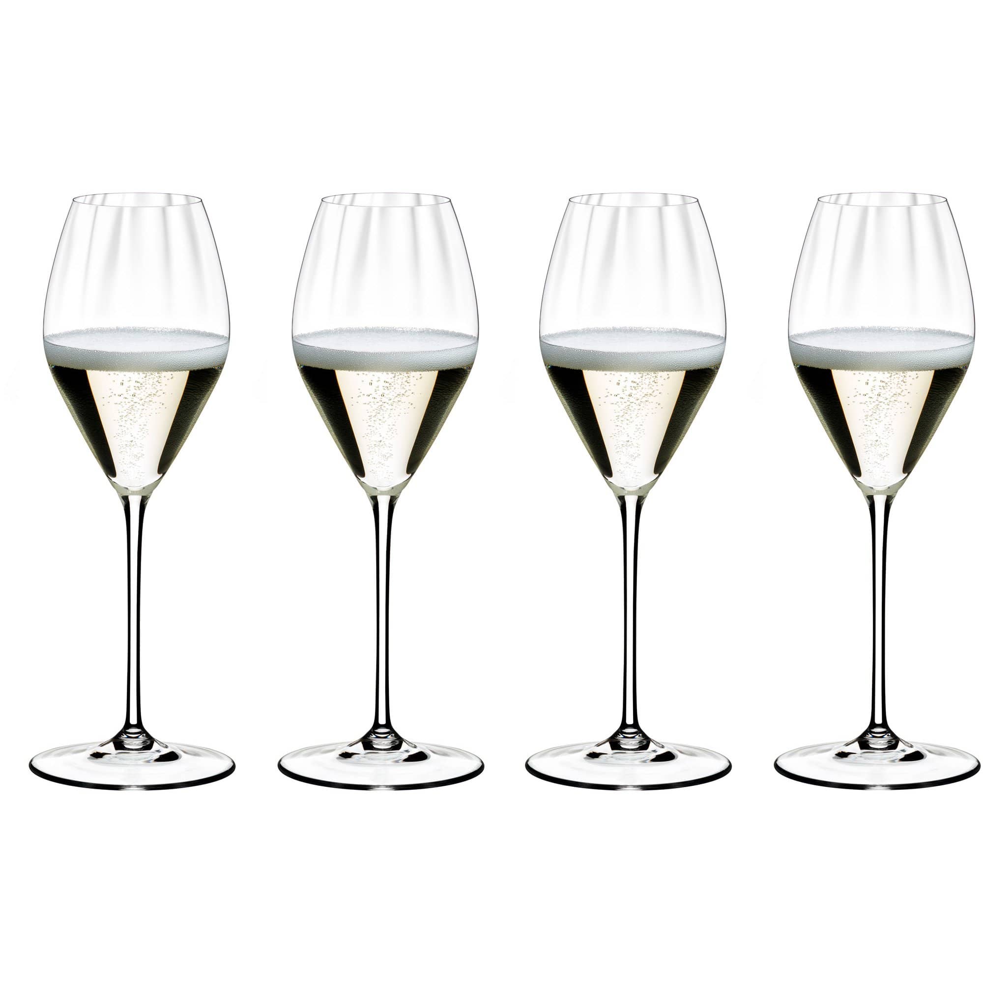 Performance champagneglas 4-pak