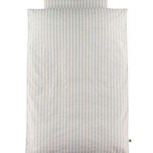 Pine Cone Sengetøj - Baby - Blue Blossom Stripe