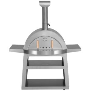Pizzaovn Napoli, rustfrit stål