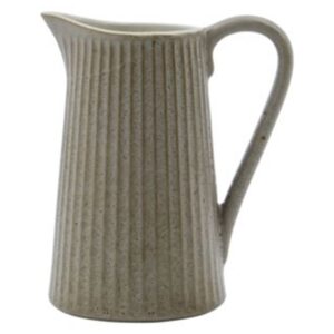 Pleat kande 13 cm, grå/brun