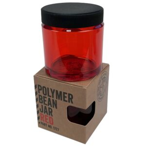 Polymer Bean Jar, rød