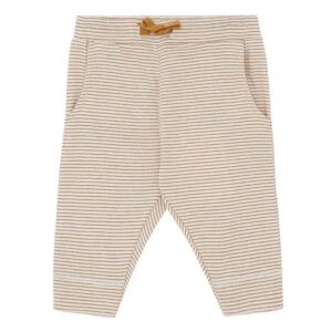Popirol - Carlo Baby Bukser - Mustard Stripe - 68/6 mdr.