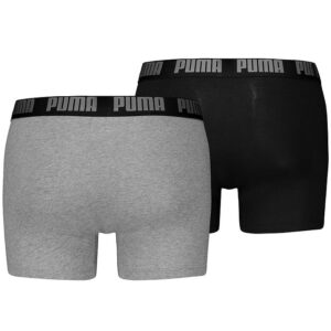 Puma Boxershorts - 2-pak - Grey Melange/Black