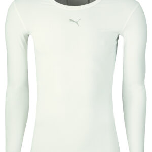 Puma compression tee Lange Ærmer - hvid-M