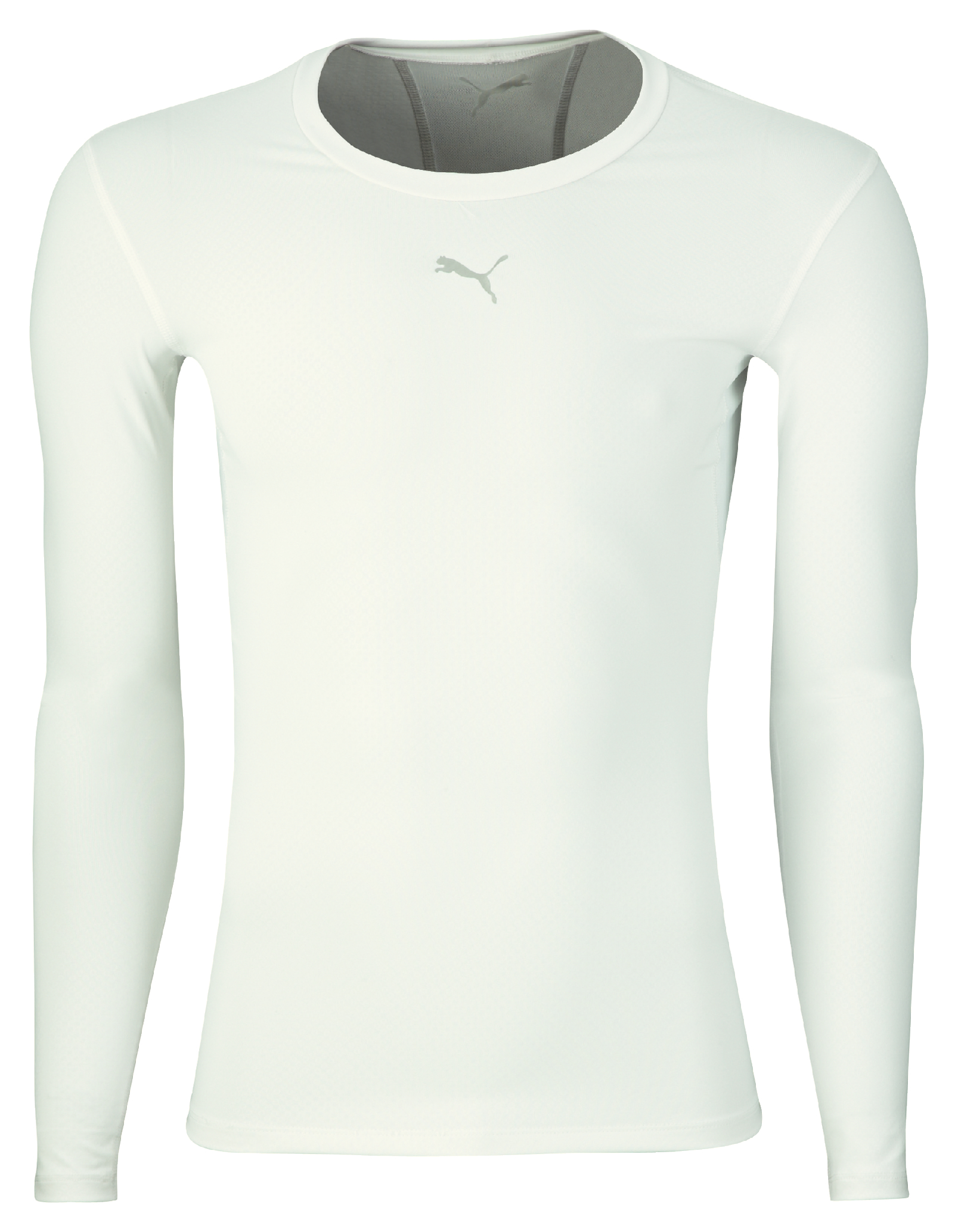 Puma compression tee Lange Ærmer - hvid-M