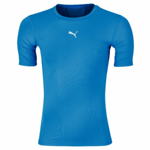 Puma compression tee short sleeve - blue-L