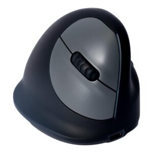 R-Go Ergonomic mouse HE Break - lodret mus - lille, AGR-certificeret, til håndstørrelse 165 mm - Bluetooth 5.0 - sort