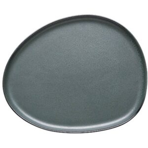 RAW Organic frokosttallerken, 24x21 cm, northern green