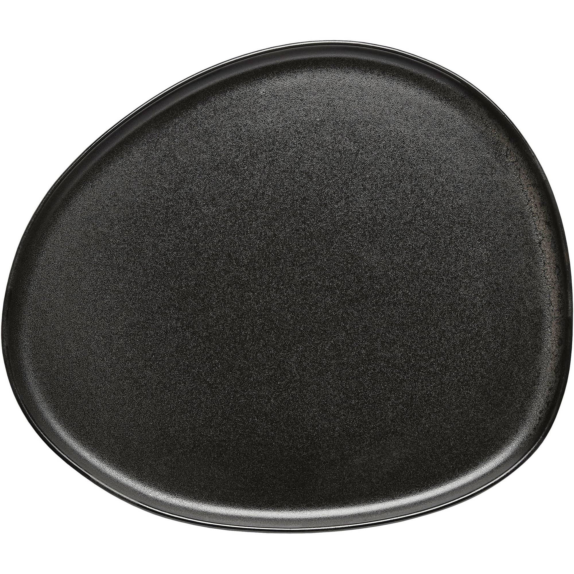 RAW Organic middagstallerken 29x25 cm, titanium black