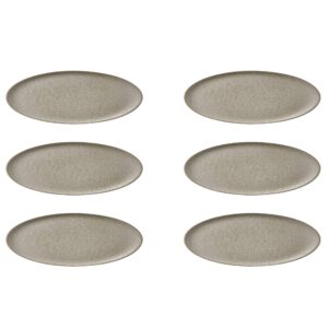 RAW desserttallerken, beige, 6 stk.